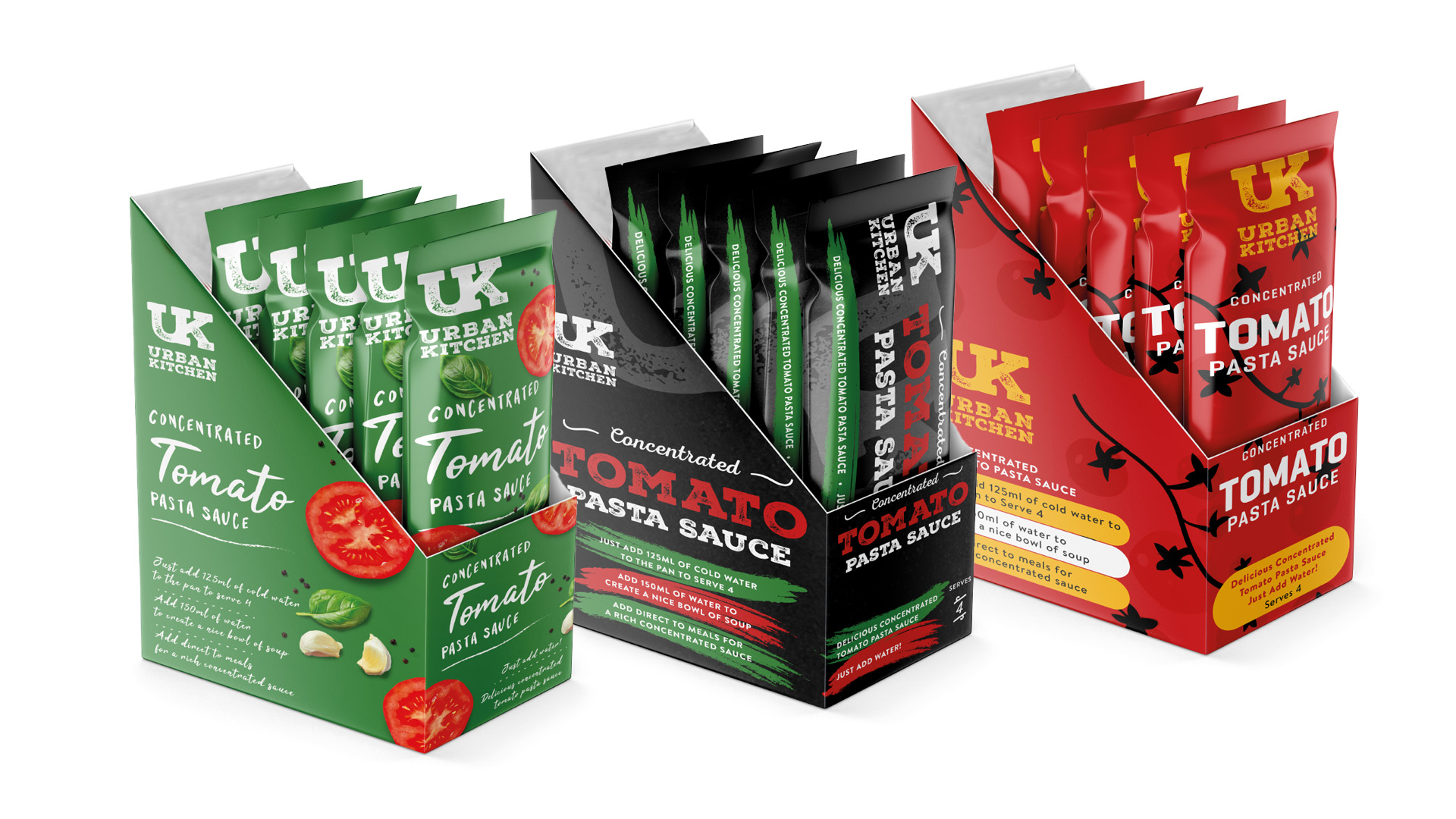 Urban Kitchen Sauce Packaging