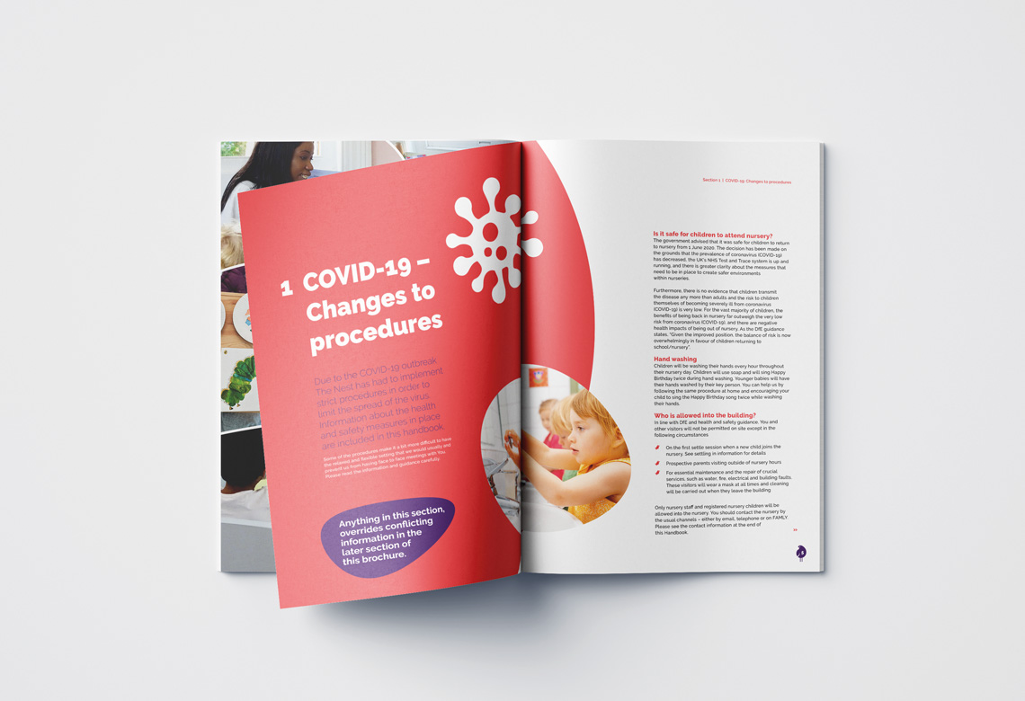 The Nest Nursery Brochure Case Study
